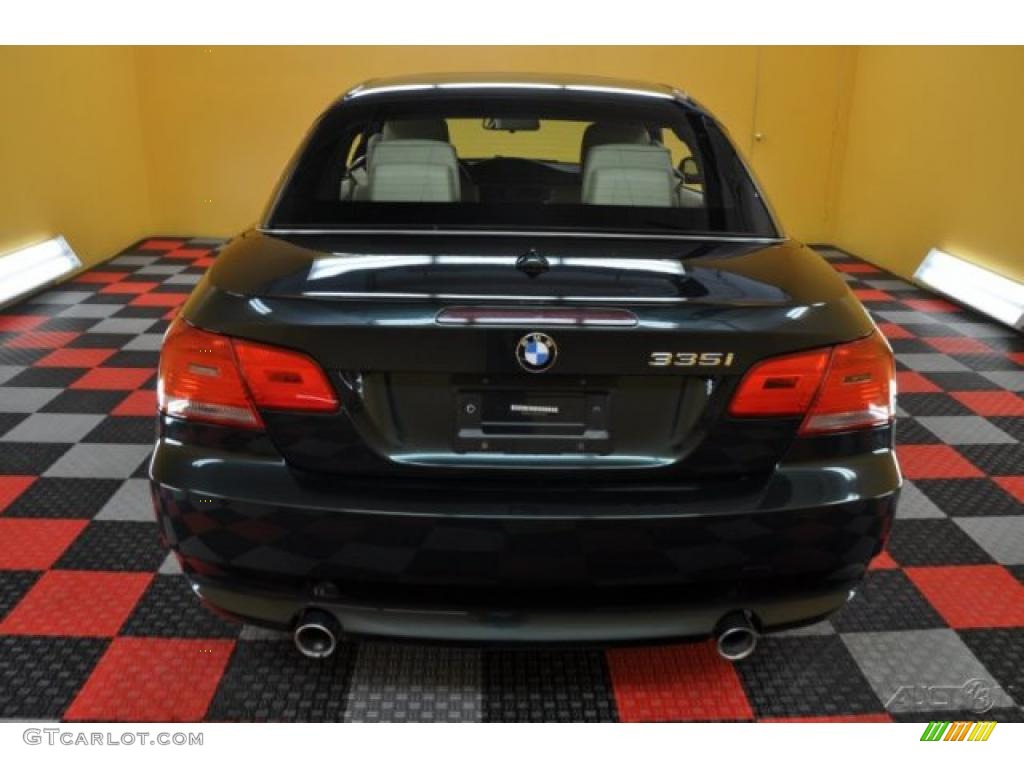 2007 3 Series 335i Convertible - Deep Green Metallic / Cream Beige photo #5