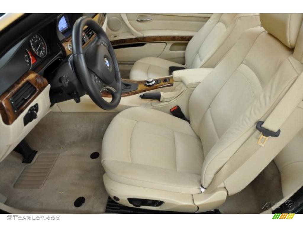2007 3 Series 335i Convertible - Deep Green Metallic / Cream Beige photo #15