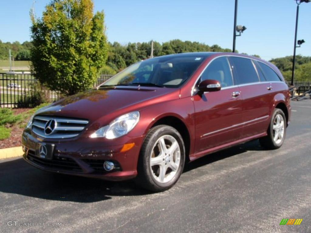 2008 R 350 4Matic - Barolo Red Metallic / Macadamia photo #1