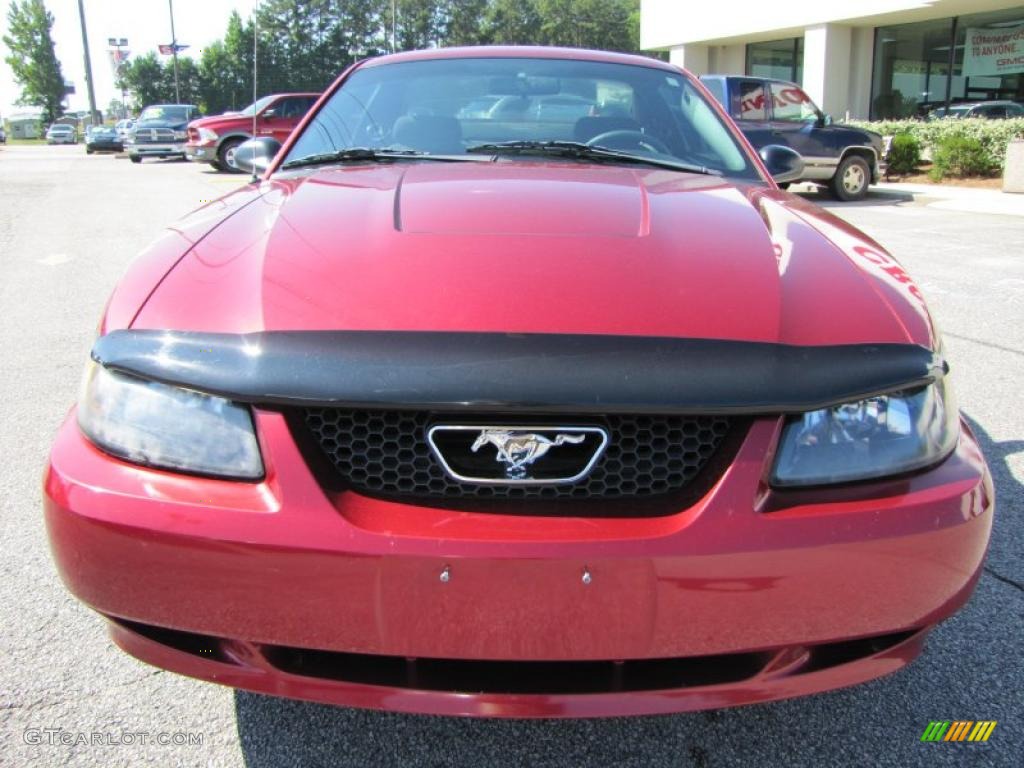 2003 Mustang V6 Coupe - Redfire Metallic / Dark Charcoal photo #2