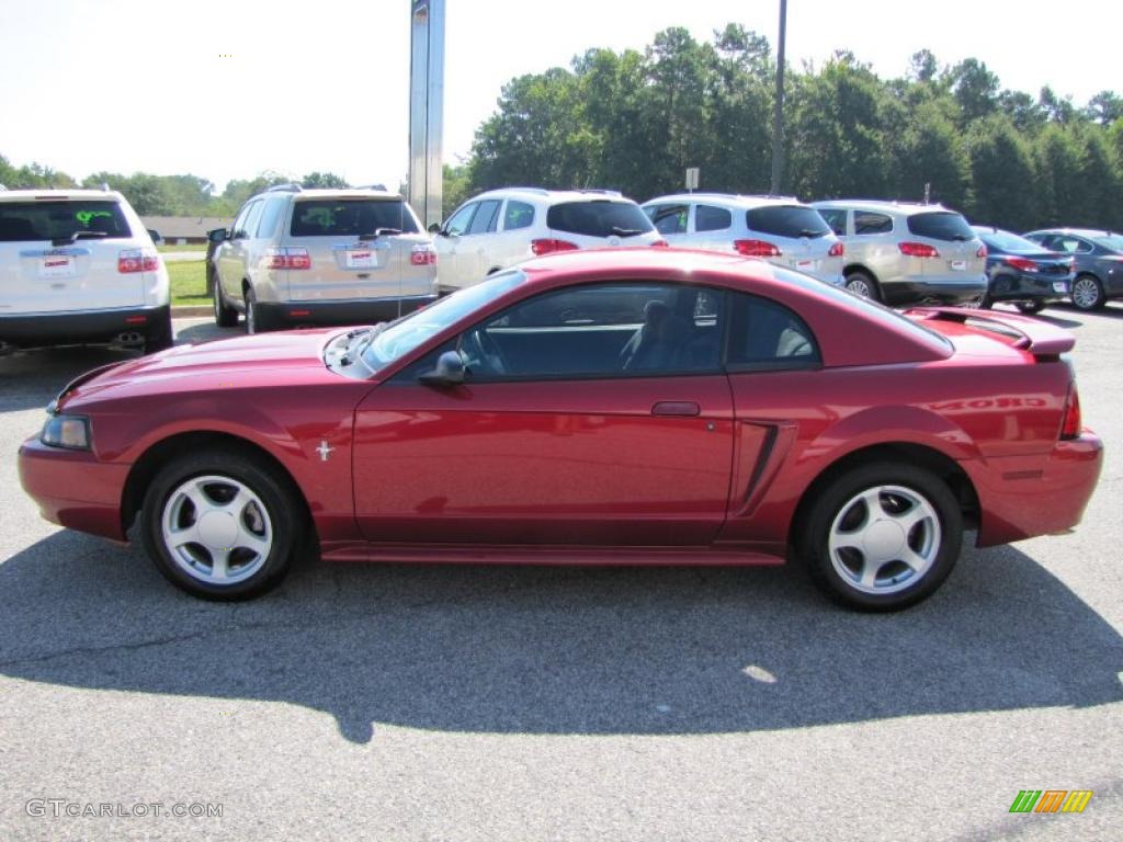 2003 Mustang V6 Coupe - Redfire Metallic / Dark Charcoal photo #4