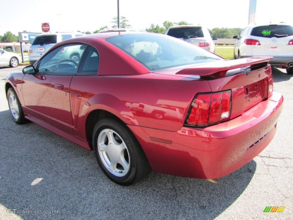 2003 Mustang V6 Coupe - Redfire Metallic / Dark Charcoal photo #5