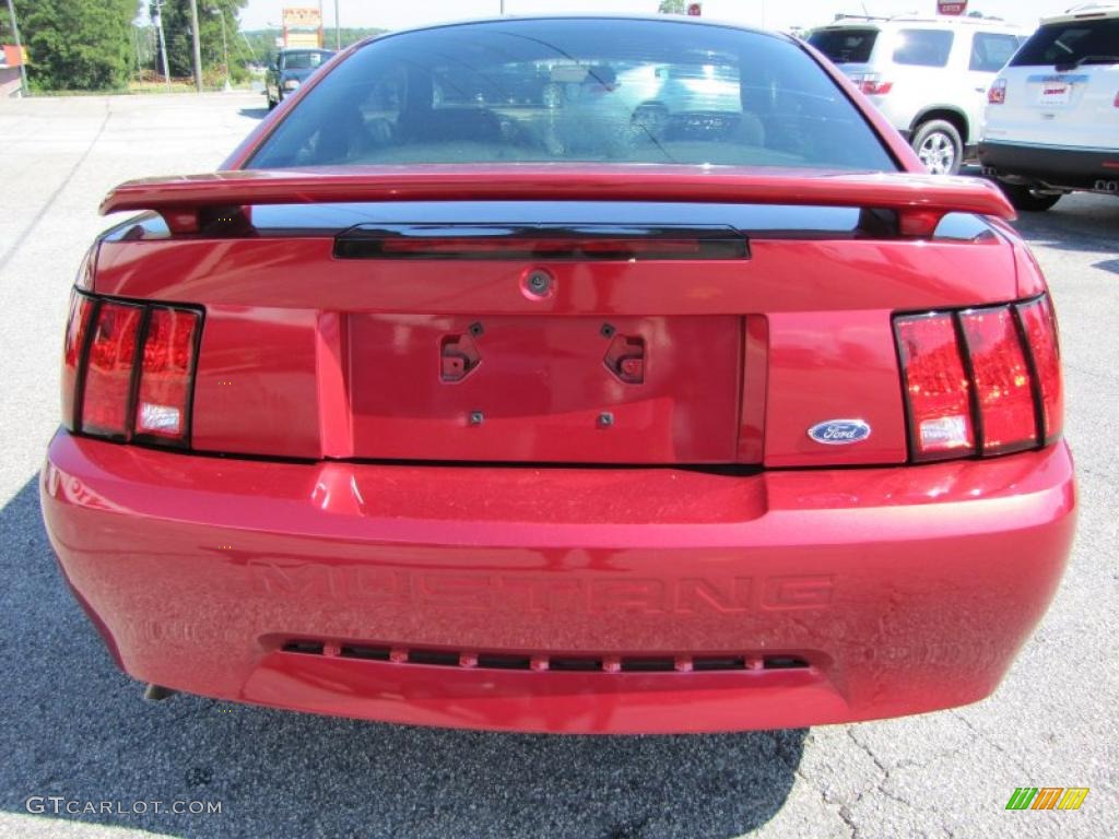 2003 Mustang V6 Coupe - Redfire Metallic / Dark Charcoal photo #6
