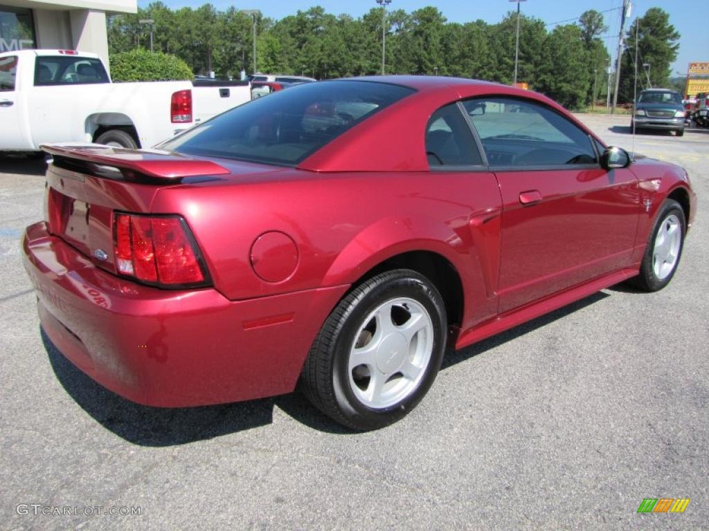 2003 Mustang V6 Coupe - Redfire Metallic / Dark Charcoal photo #7
