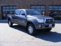 2009 Magnetic Gray Metallic Toyota Tacoma V6 SR5 Double Cab 4x4  photo #1