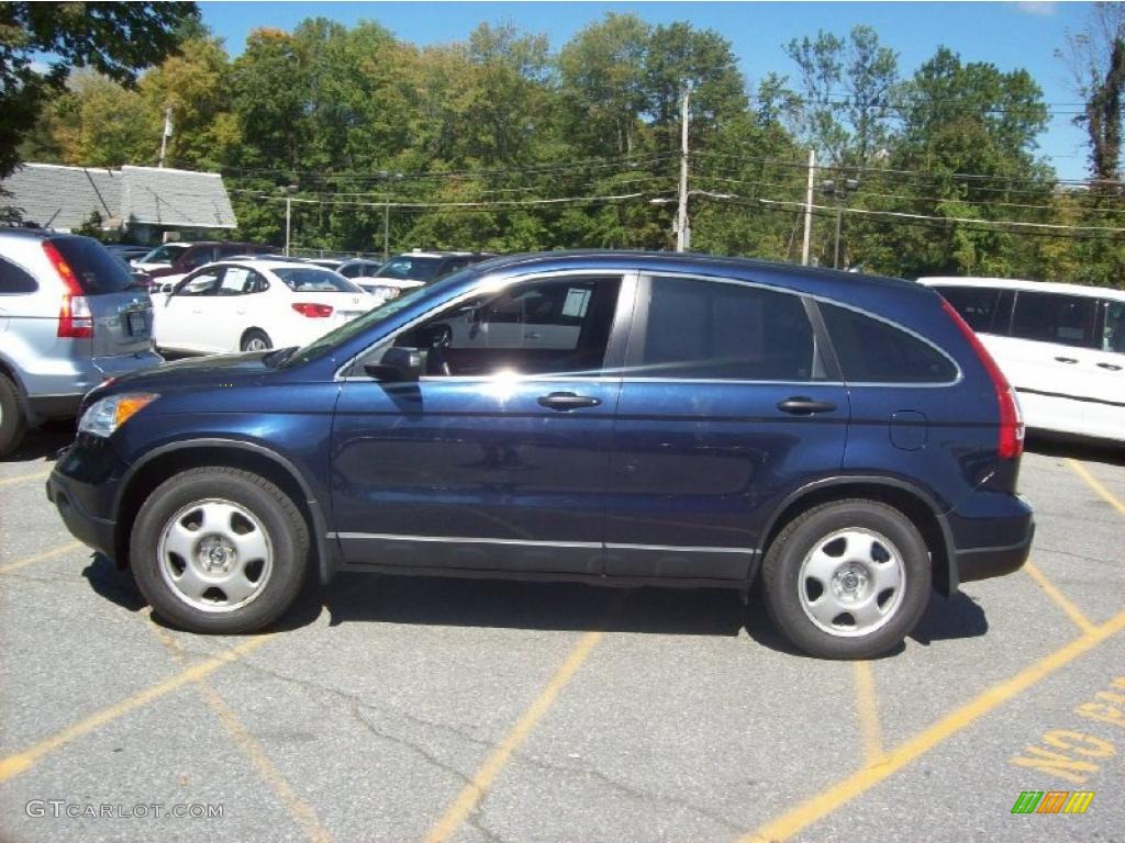 2007 CR-V LX 4WD - Royal Blue Pearl / Black photo #23