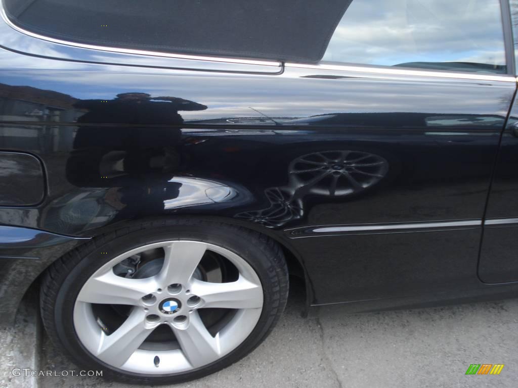 2006 3 Series 325i Convertible - Jet Black / Sand photo #10