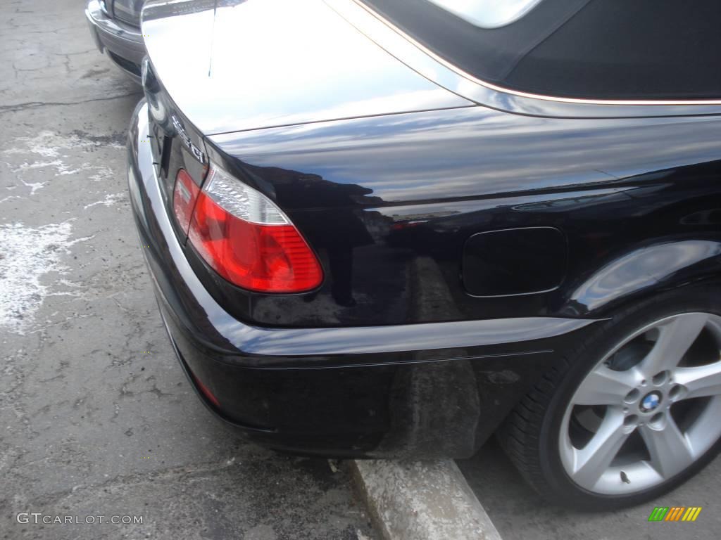 2006 3 Series 325i Convertible - Jet Black / Sand photo #12