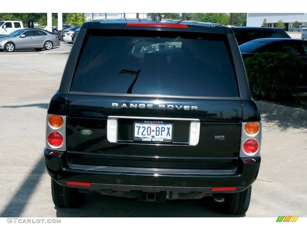 2005 Range Rover HSE - Java Black Pearl / Charcoal/Jet photo #10