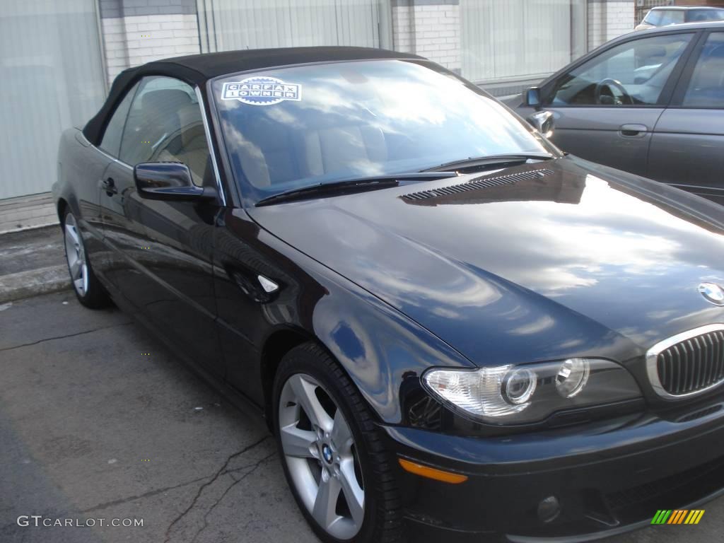 2006 3 Series 325i Convertible - Jet Black / Sand photo #14