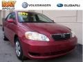 2006 Impulse Red Pearl Toyota Corolla LE  photo #1