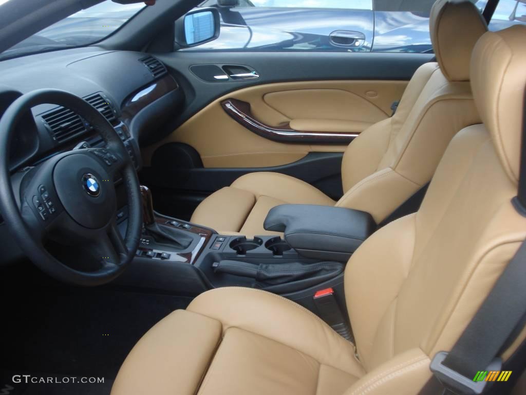 2006 3 Series 325i Convertible - Jet Black / Sand photo #29