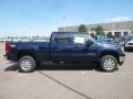 2011 Midnight Blue Metallic GMC Sierra 2500HD SLT Crew Cab 4x4  photo #3