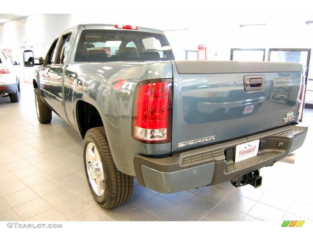 2011 Sierra 2500HD Denali Crew Cab 4x4 - Stealth Gray Metallic / Ebony photo #4