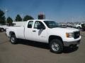 Summit White - Sierra 2500HD Work Truck Extended Cab 4x4 Photo No. 1