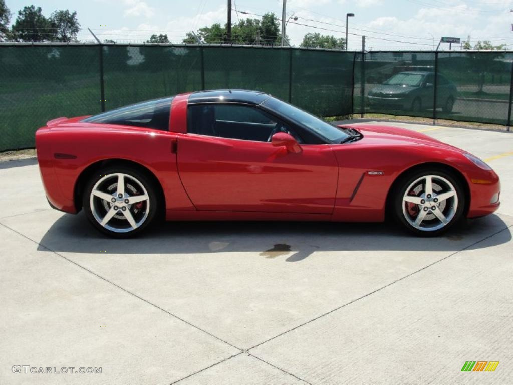 2007 Corvette Coupe - Victory Red / Ebony photo #2