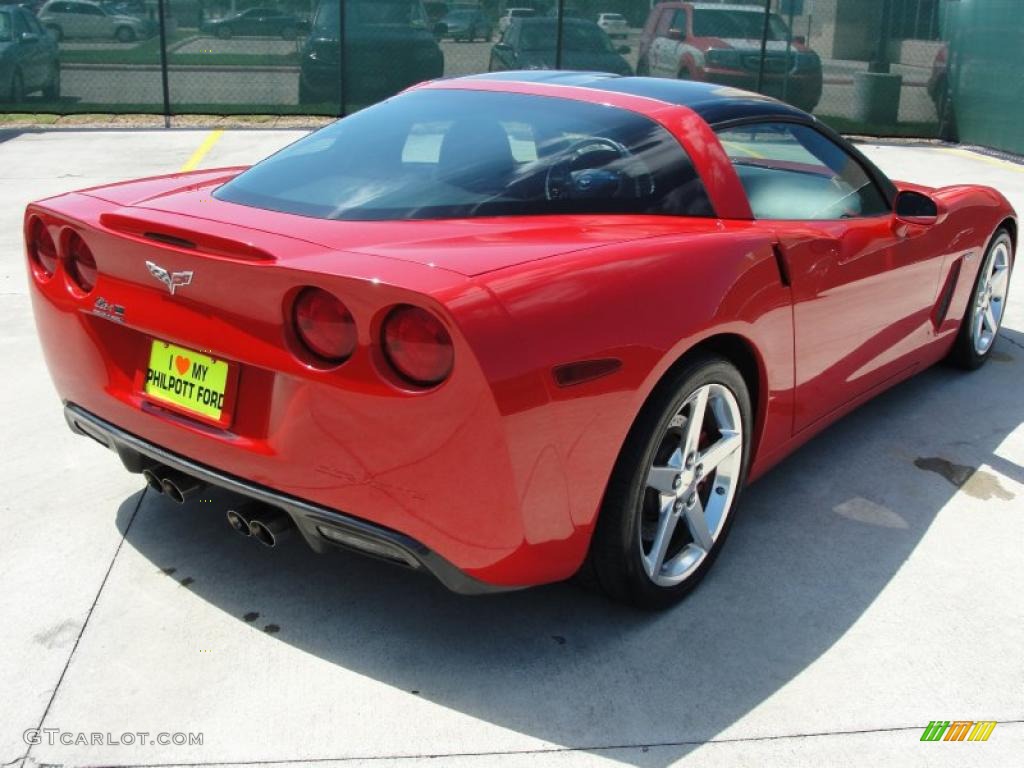 2007 Corvette Coupe - Victory Red / Ebony photo #3
