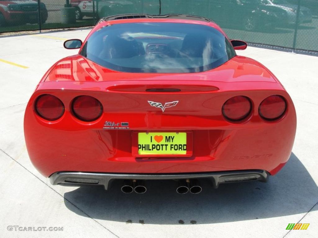 2007 Corvette Coupe - Victory Red / Ebony photo #4