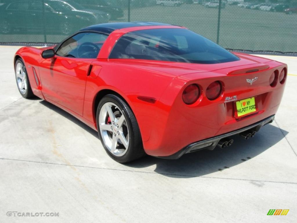 2007 Corvette Coupe - Victory Red / Ebony photo #5