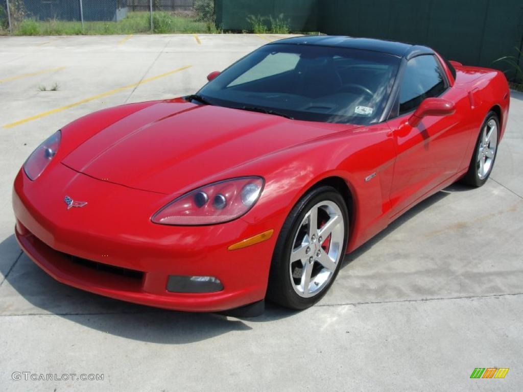 2007 Corvette Coupe - Victory Red / Ebony photo #7
