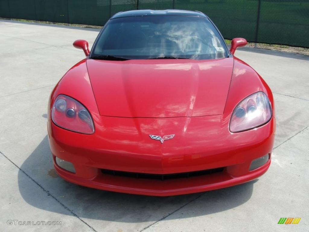 2007 Corvette Coupe - Victory Red / Ebony photo #8