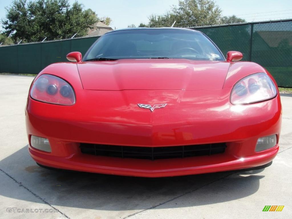 2007 Corvette Coupe - Victory Red / Ebony photo #9