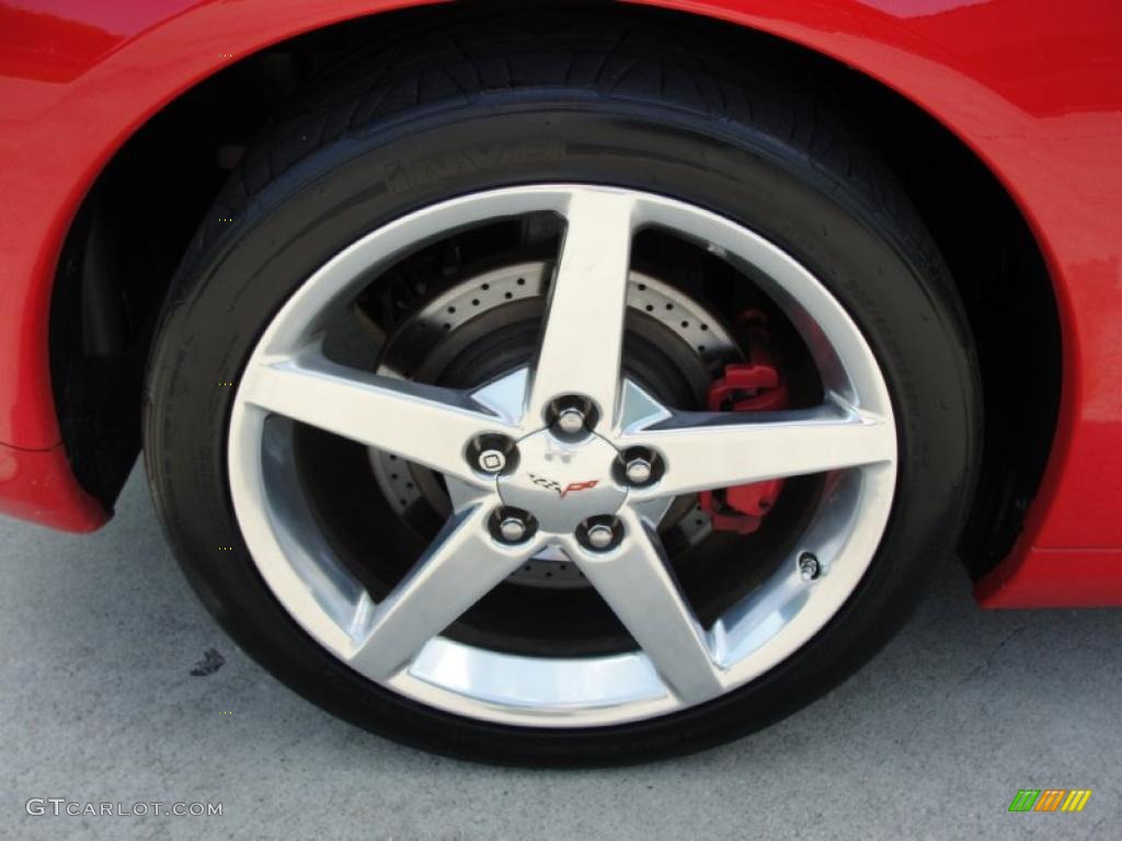 2007 Corvette Coupe - Victory Red / Ebony photo #17