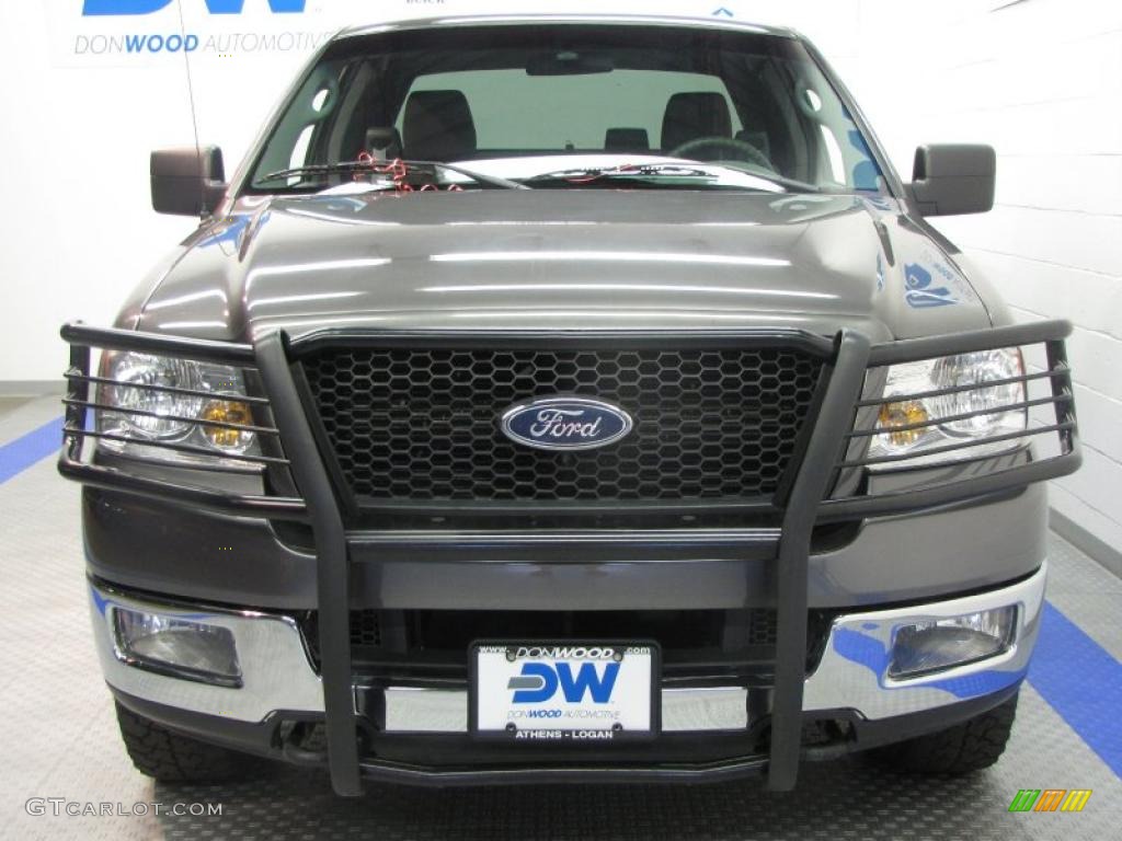 2005 F150 XLT SuperCab 4x4 - Dark Shadow Grey Metallic / Medium Flint Grey photo #5