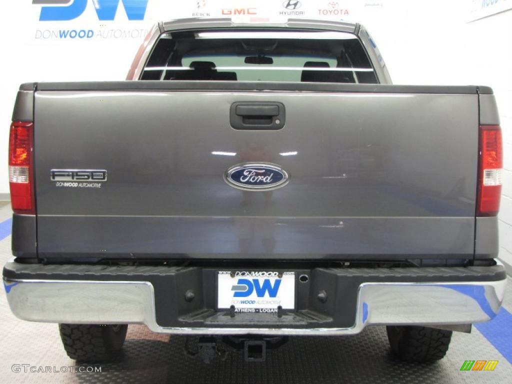 2005 F150 XLT SuperCab 4x4 - Dark Shadow Grey Metallic / Medium Flint Grey photo #6