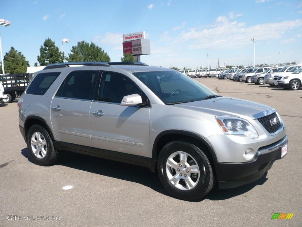 Liquid Silver Metallic GMC Acadia