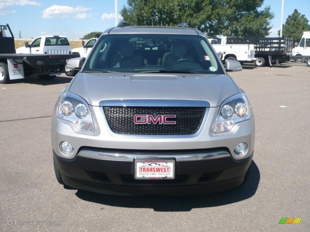 2007 Acadia SLT AWD - Liquid Silver Metallic / Titanium photo #2