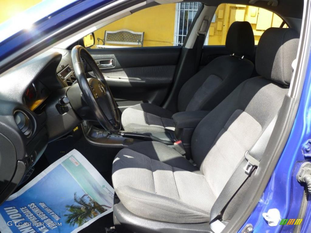 2003 MAZDA6 s Sedan - Sonic Blue Pearl / Gray photo #8