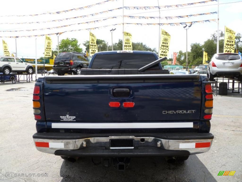 2000 Sierra 2500 SLT Extended Cab 4x4 - Indigo Blue Metallic / Graphite photo #5
