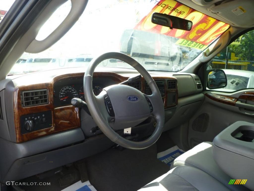 2003 F250 Super Duty XLT Crew Cab 4x4 - Red Clearcoat / Medium Parchment Beige photo #8