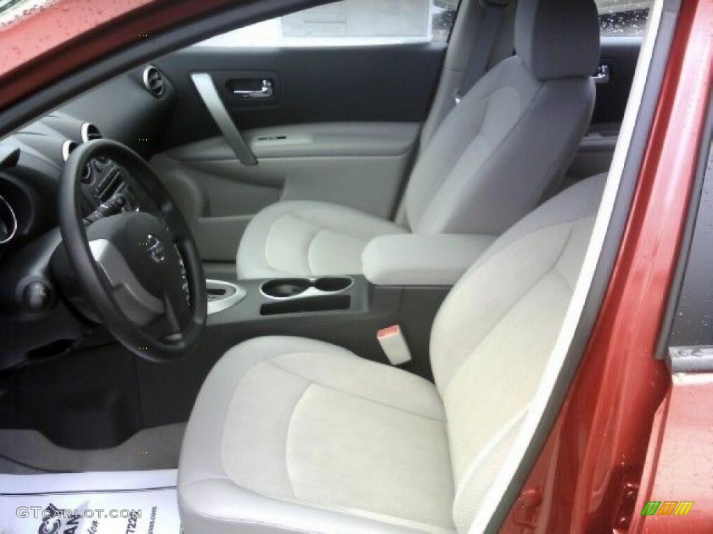 2011 Rogue S AWD - Cayenne Red / Gray photo #7