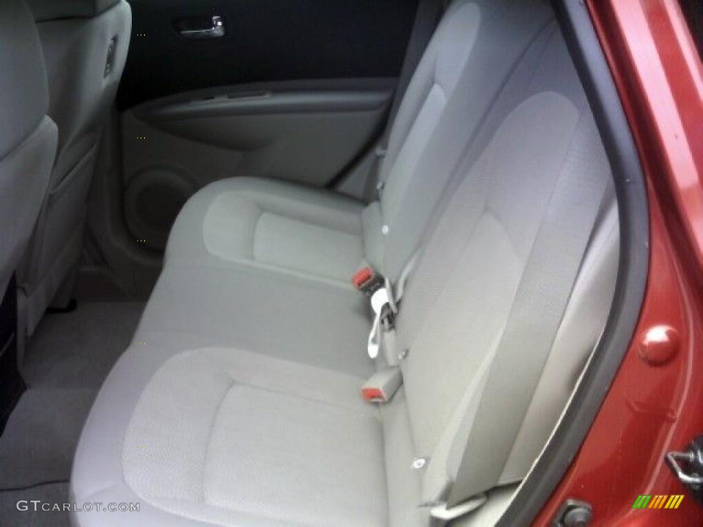 2011 Rogue S AWD - Cayenne Red / Gray photo #8