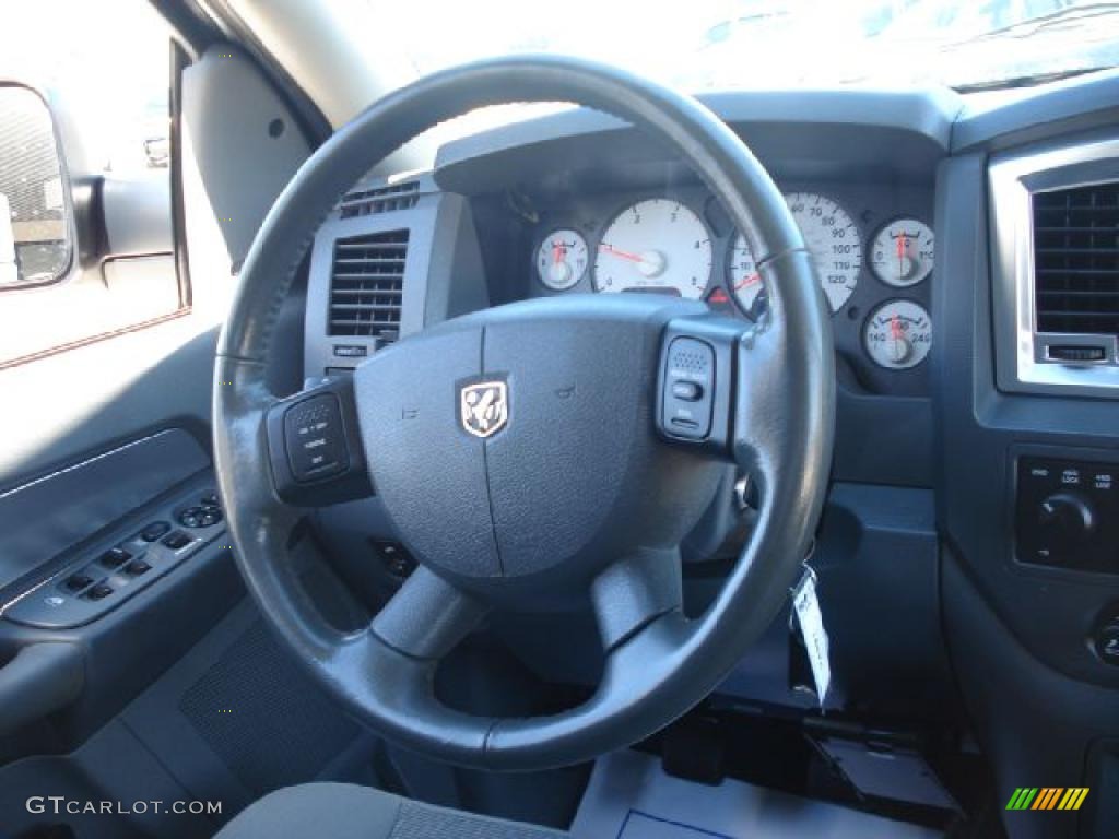 2007 Ram 3500 SLT Quad Cab 4x4 Dually - Bright Silver Metallic / Medium Slate Gray photo #19