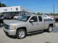 2008 Silver Birch Metallic Chevrolet Silverado 1500 LTZ Extended Cab 4x4  photo #1