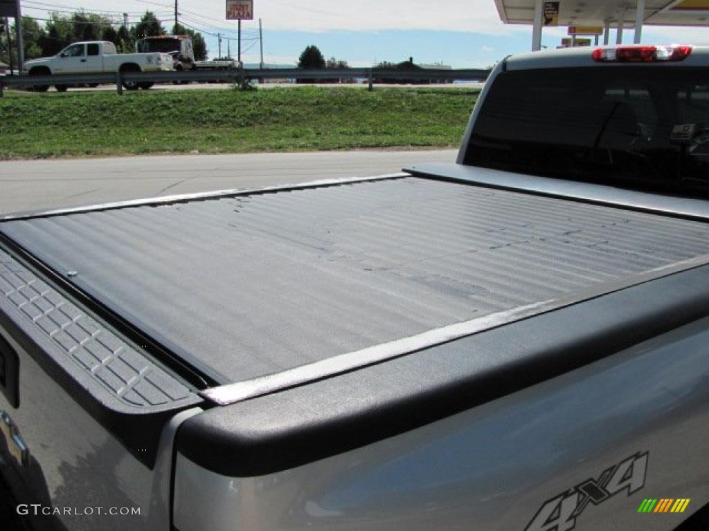 2008 Silverado 1500 LTZ Extended Cab 4x4 - Silver Birch Metallic / Ebony photo #8