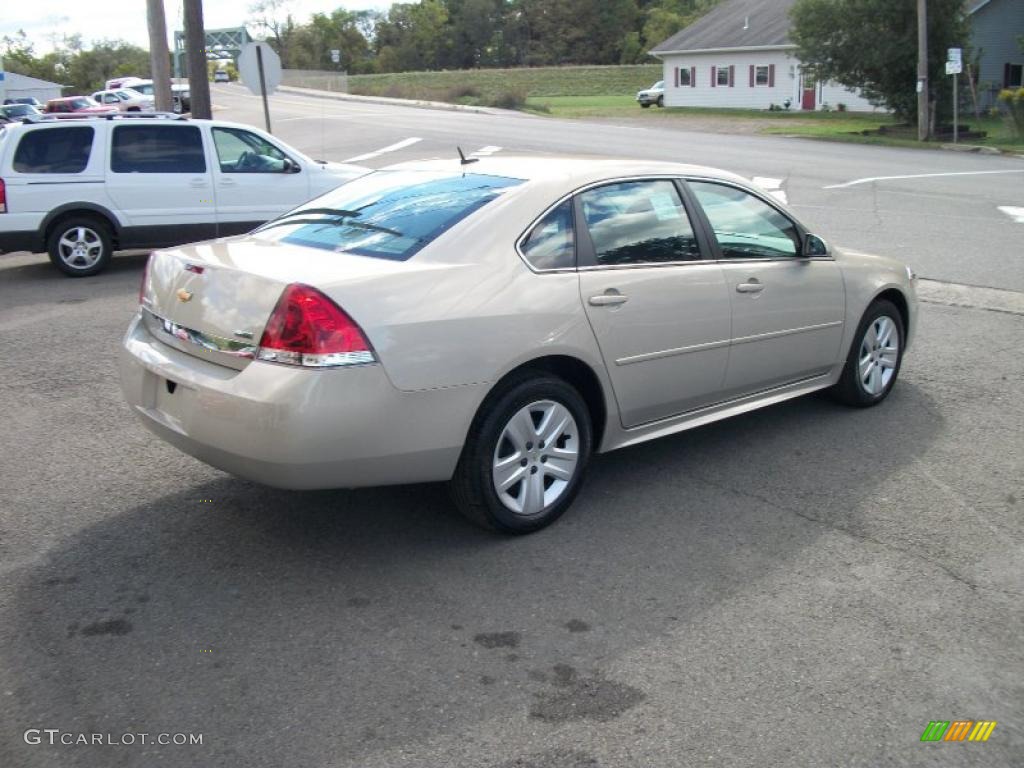 2011 Impala LS - Gold Mist Metallic / Ebony photo #2