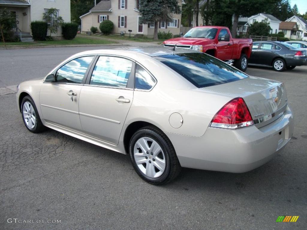 2011 Impala LS - Gold Mist Metallic / Ebony photo #4