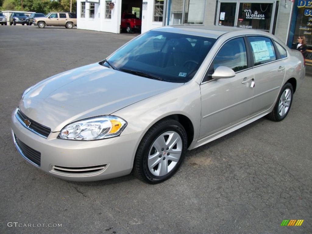 2011 Impala LS - Gold Mist Metallic / Ebony photo #6