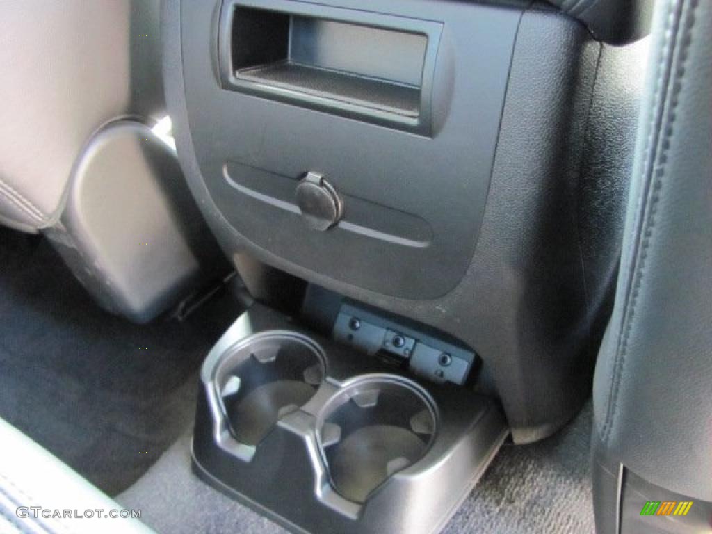 2008 Silverado 1500 LTZ Extended Cab 4x4 - Silver Birch Metallic / Ebony photo #22