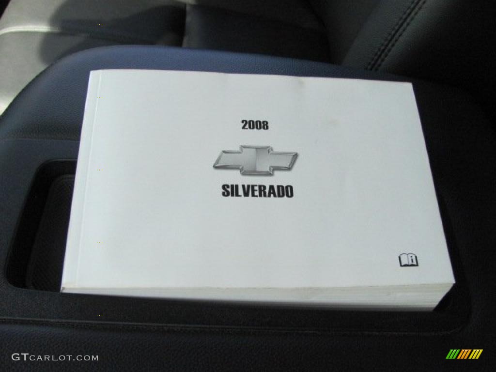 2008 Silverado 1500 LTZ Extended Cab 4x4 - Silver Birch Metallic / Ebony photo #24