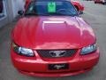 2001 Performance Red Ford Mustang V6 Coupe  photo #1