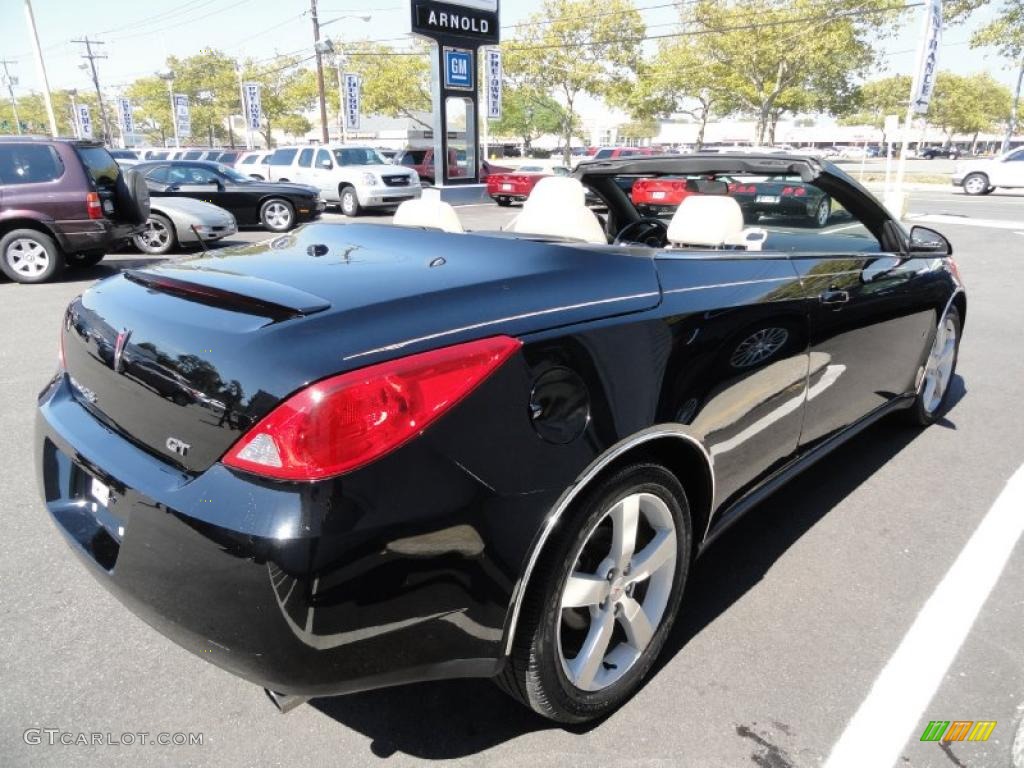 2007 G6 GT Convertible - Black / Light Taupe photo #7
