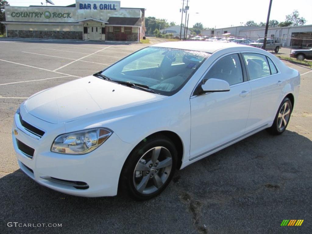 2011 Malibu LT - Summit White / Cocoa/Cashmere photo #3