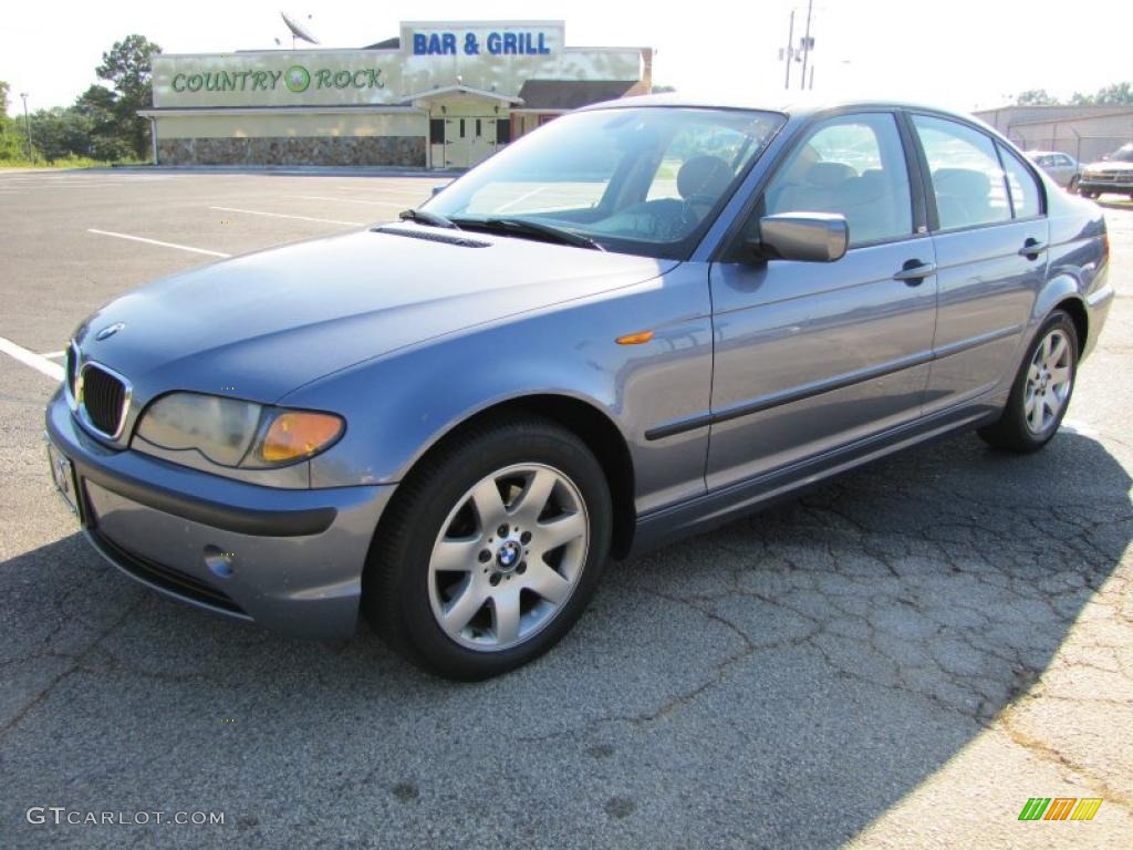 2003 3 Series 325i Sedan - Steel Blue Metallic / Sand photo #3