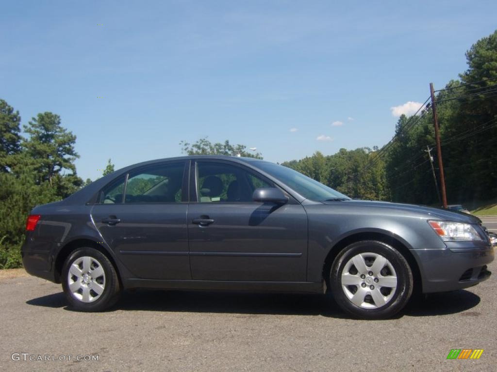 2009 Sonata GLS V6 - Willow Gray / Gray photo #1