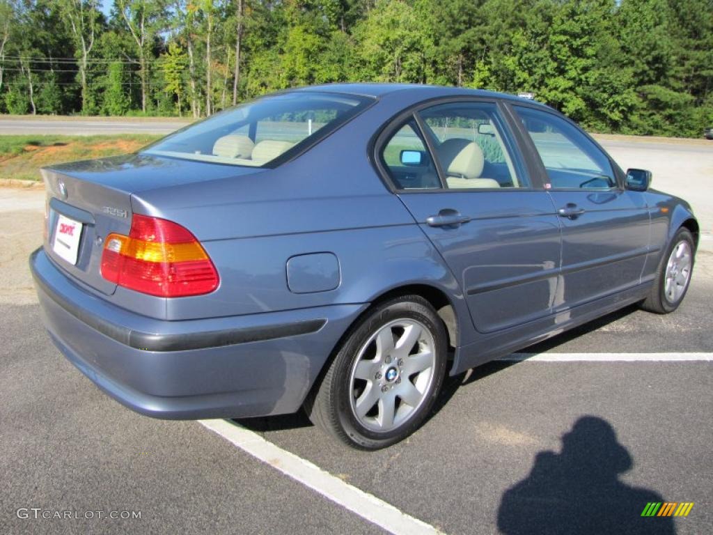 2003 3 Series 325i Sedan - Steel Blue Metallic / Sand photo #7